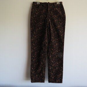 Croft and Barrow Paisley Motif Women’s Corduroy Vintage Pants Size 8